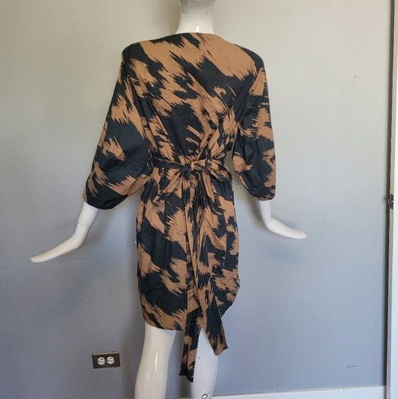 Apiece Apart Wrap Front Dress, VGUC, Size L - Picture 4 of 9